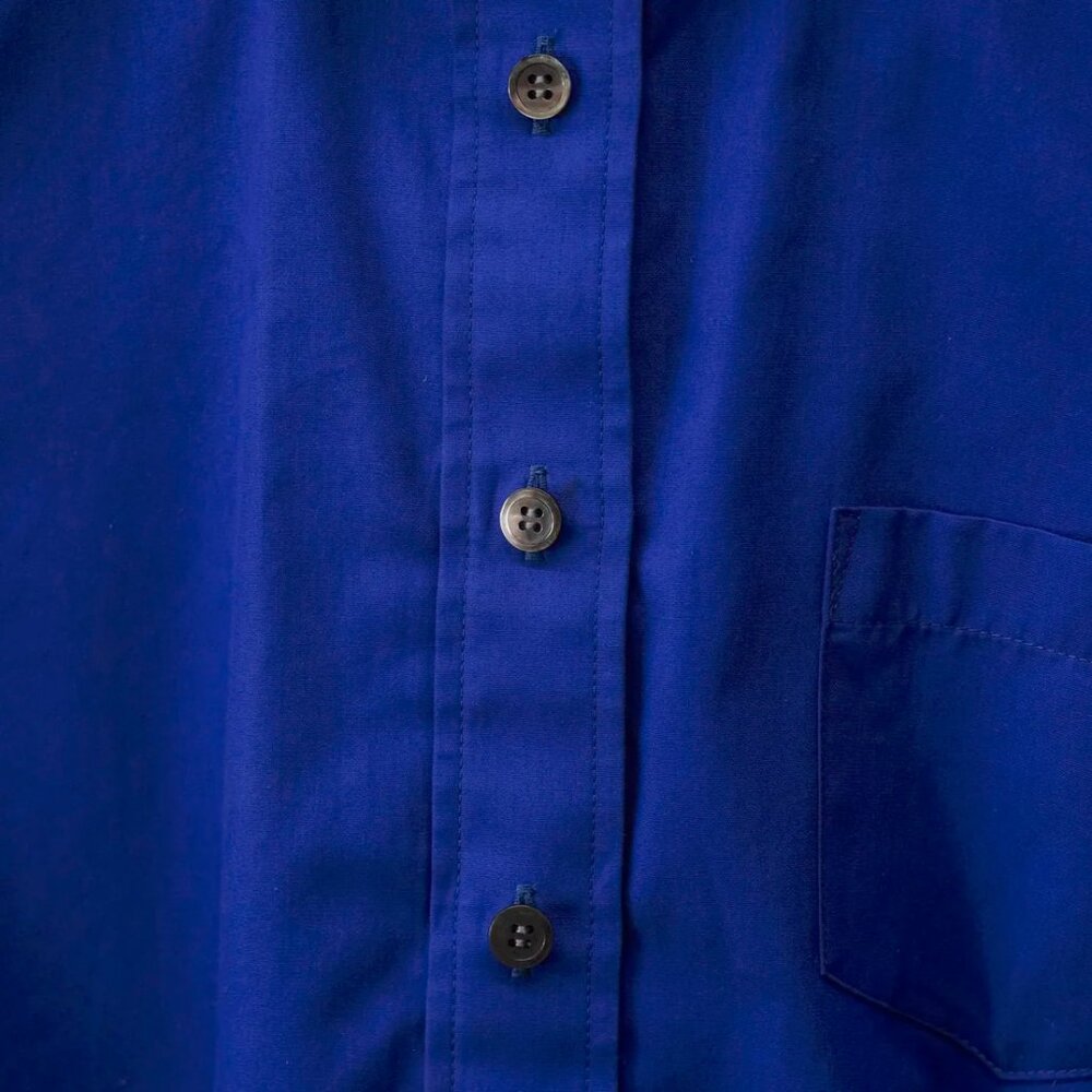 Sacai Luck SS/15 Blue Drawstring Button Up Shirt - Picture 4 of 13